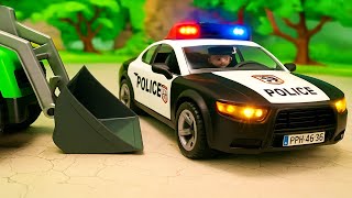 Полицейская Машинка и Приключения: Спасаем Город! 🚨 Мультик для Детей