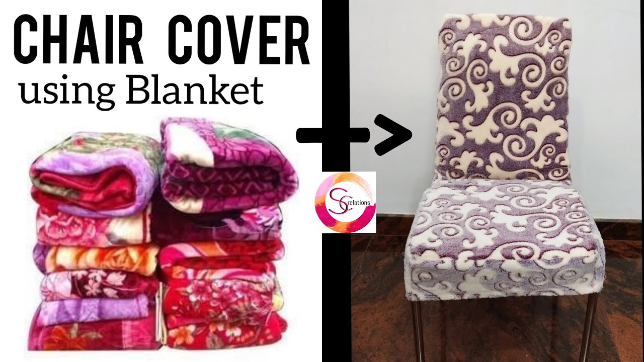 Convert Blanket To A Beautiful CHAIR Cover Any Type Of CHAIR DIY Convert Blanket To A Beautiful CHAIR Cover Any Type Of CHAIR DIY
