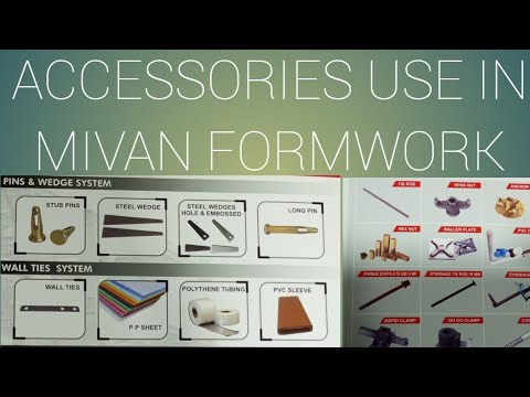 ACCESSORIES USED IN MIVAN FORMWORK || MIVAN