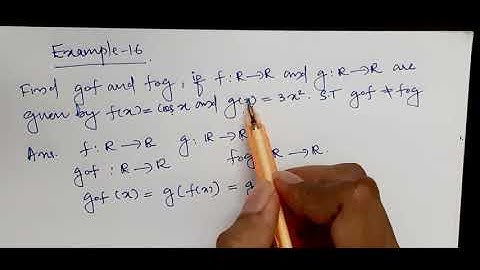 Class XII Chapter 1 Relations and Functions Example 16 ( lecture 57)