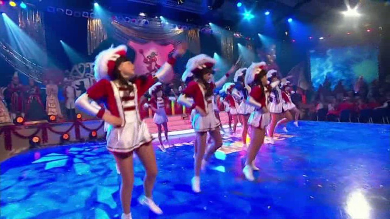 Rote Garde vom Eggersdorfer Karnevalsclub - Gardetanz bei Heut' steppt der Adler in Cottbus 2017