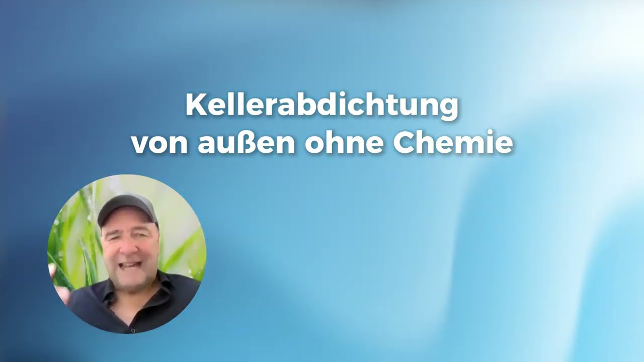 Dauerhafte Kellerabdichtung von außen ohne Chemie