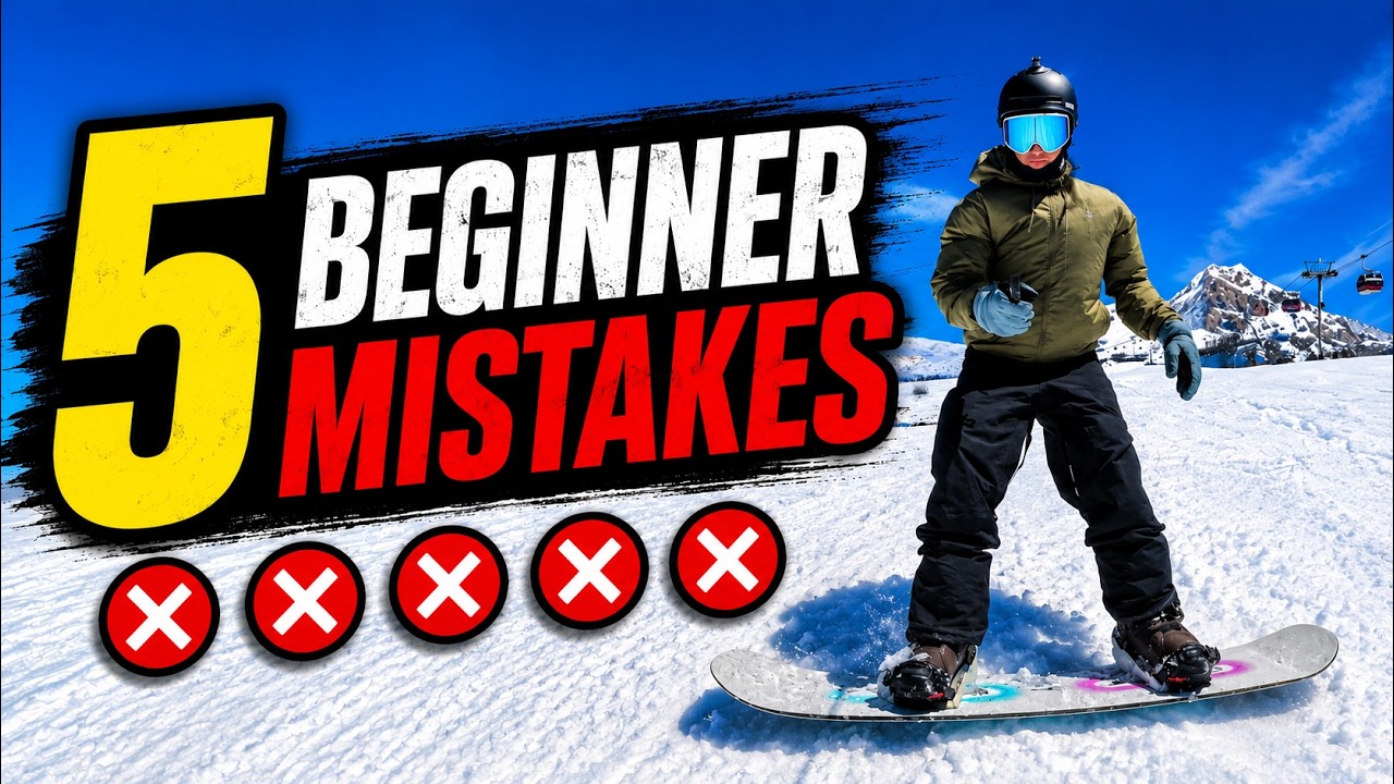 5 Beginner Snowboard Mistakes You Can Easily Fix