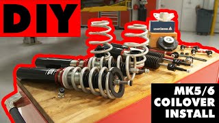 VW MK5/MK6 Coilover Install | ECS DIY