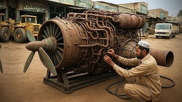 Fully Restoring an Old 6-Cylinder Diesel Truck Engine | Complete Engine Rebuild”