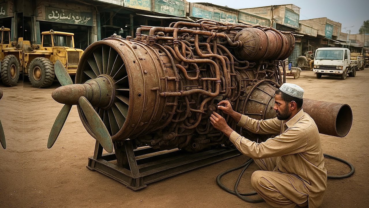 Fully Restoring an Old 6-Cylinder Diesel Truck Engine | Complete Engine Rebuild”