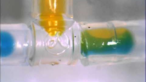 Droplet Merging and Mixing in a T junction