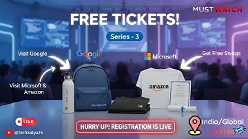 How to Get FREE Tickets Series–3 | Get 2 Free Passes | Offline Workshop | Hurry Up! #free #ticket