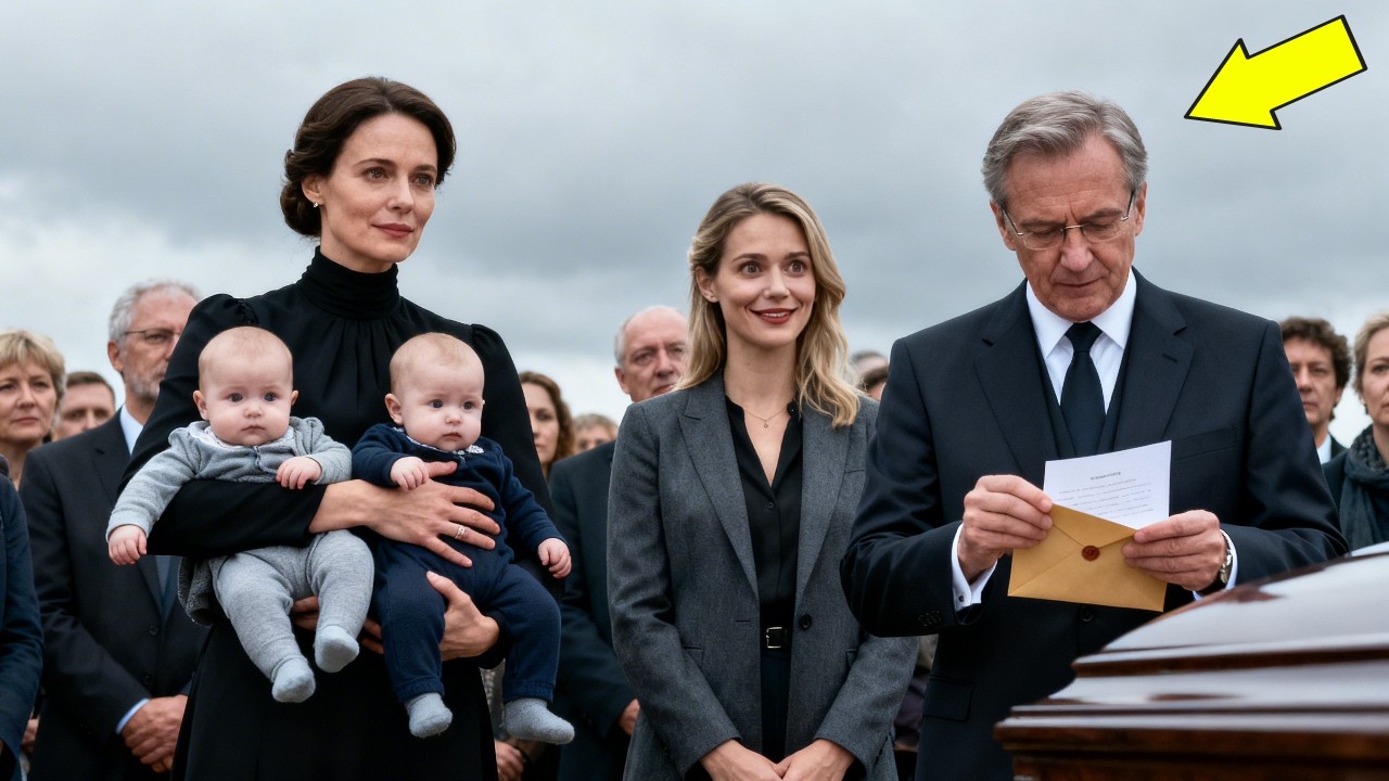 Die Geliebte lächelt bei der Beerdigung – bis der Anwalt spricht