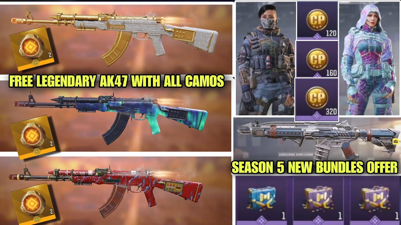 LEGENDARY AK47 ICB WITH ALL COMPLETIONIST & SEASONAL CAMOS NRA CAMO ...