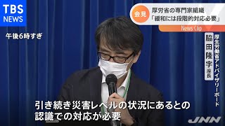 厚労省の専門家組織「感染対策の緩和には段階的な対応が必要」