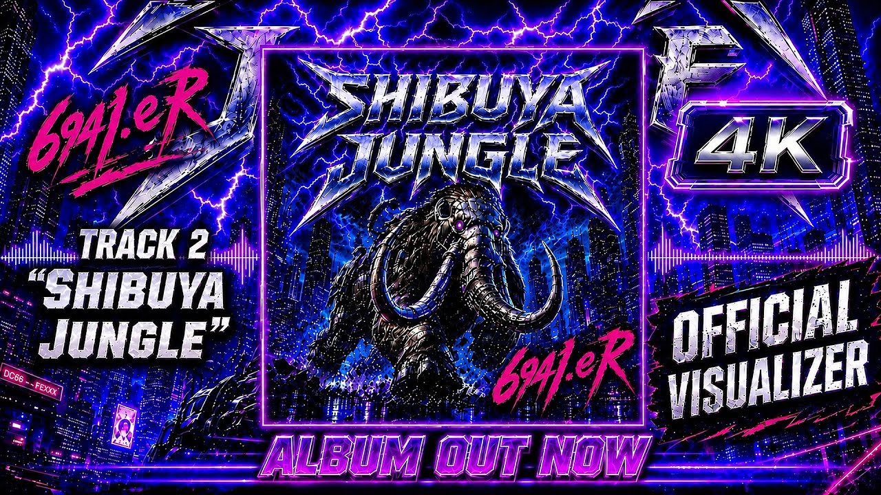 6941.eR - Shibuya Jungle (Track 2) | Japanese Vocal 80s Hard Rock