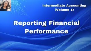 Chapter#4  Reporting Financial Performance