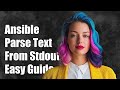ansible parse text string from stdout