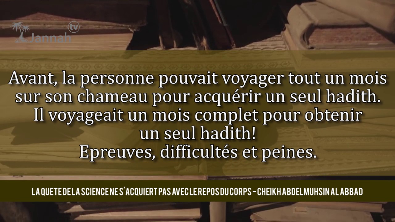 LA SCIENCE OU LE REPOS?