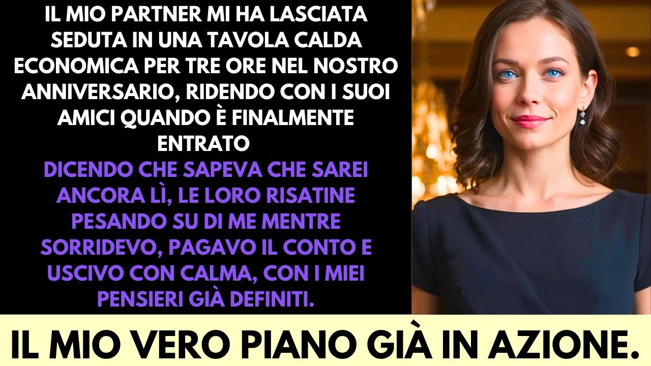 Mio marito è entrato nella trattoria dopo tre ore e ventidue minuti, ridendo con i suoi amici come se fossi il loro trofeo. "Visto? Ve l'avevo detto che sarebbe stata ancora qui." Ha filmato la...