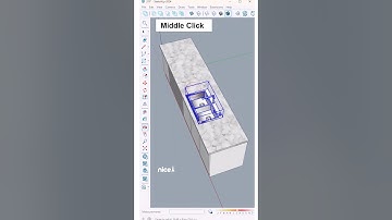 The simplest way to position the sink on the kitchen counter in SketchUp #sketchup #nicetower #art