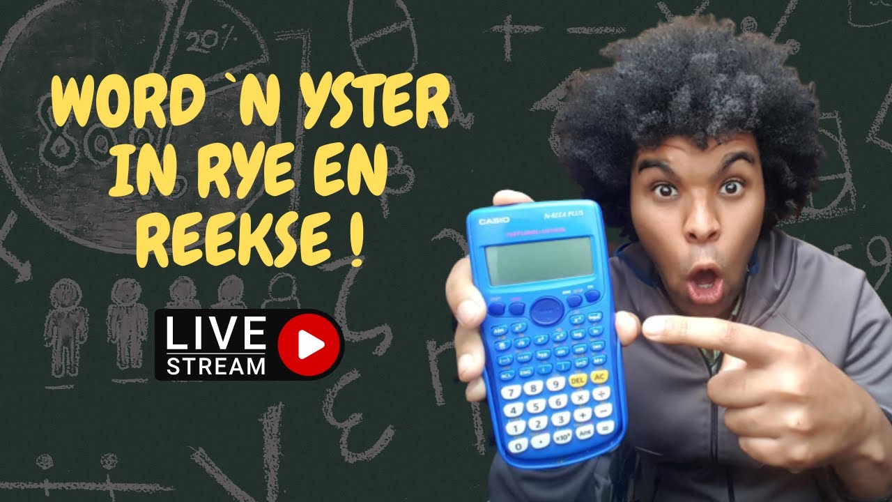 Graad 12 Wiskunde Rye en Reekse Deel 1 YouTube