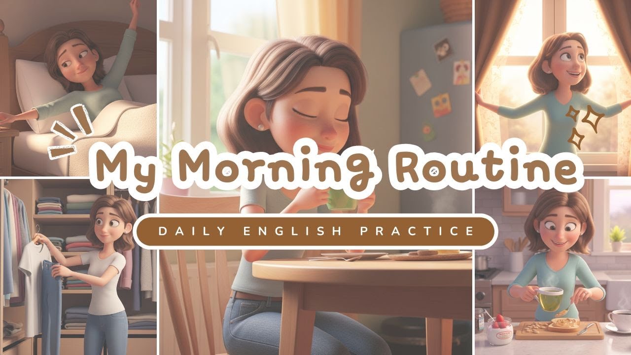 [A2] My Morning Routine | English Listening & Speaking Practice