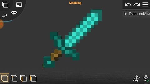 Making a Diamond Sword in Prisma3D!
