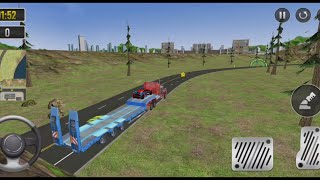 Luxury Cars transport truck On Hill Climb Offroad 3D - Android gameplay screenshot 5