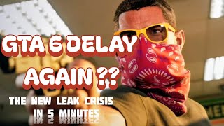 Is GTA 6 delayed again ??????? | New leak crisis