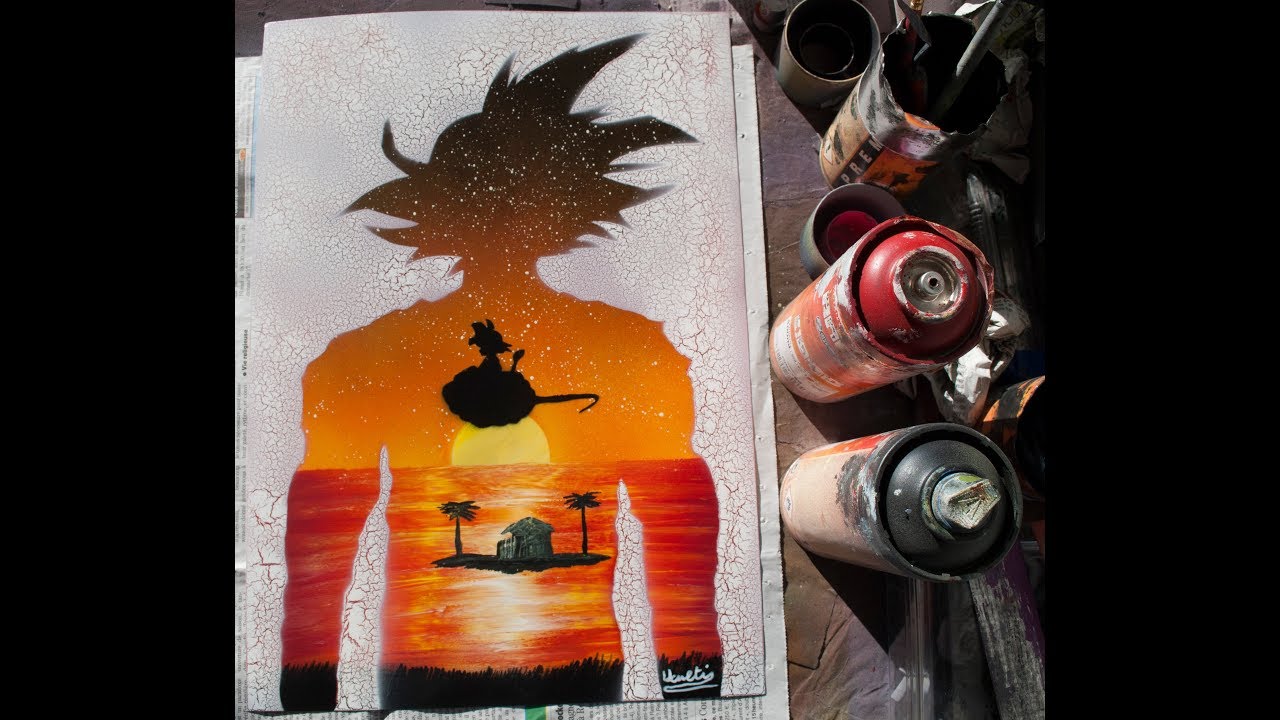 Dragon Ball (Full Length Version) - SPRAY PAINT ART by Ucuetis