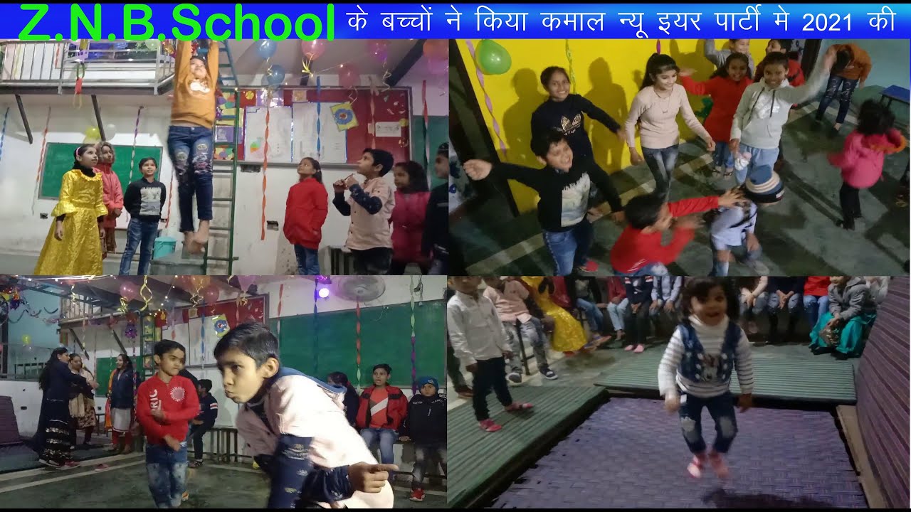 Z N B SCHOOL KE BACHCHON NE KIYA KAMAL NEW YEAR PARTY ME 2021KI