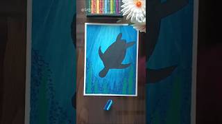 Easy Turtle Drawing 🐢 | Oil Pastel Step by Step Art Tutorial for Beginners