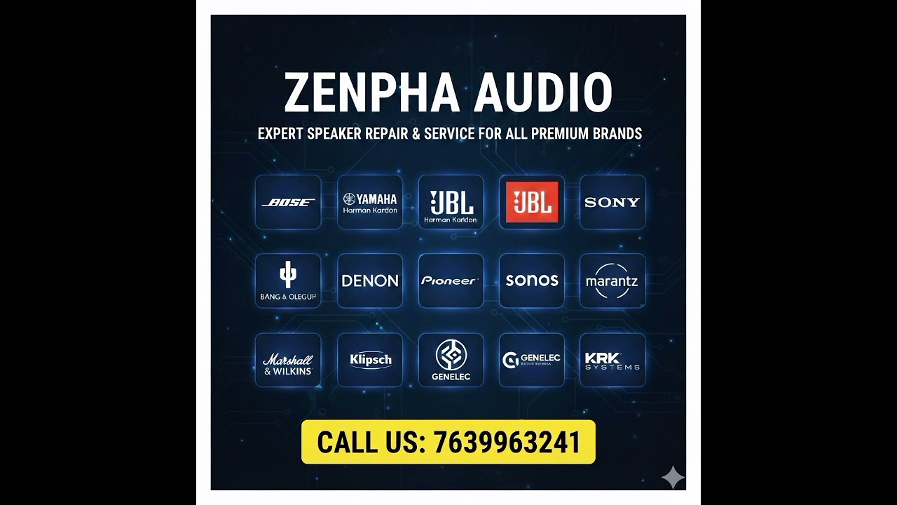 Ooooh ooooh .All Brand Speaker & Subwoofer Repair  | JBL, Sony, Pioneer, Bose Service | ZENPHA AUDIO