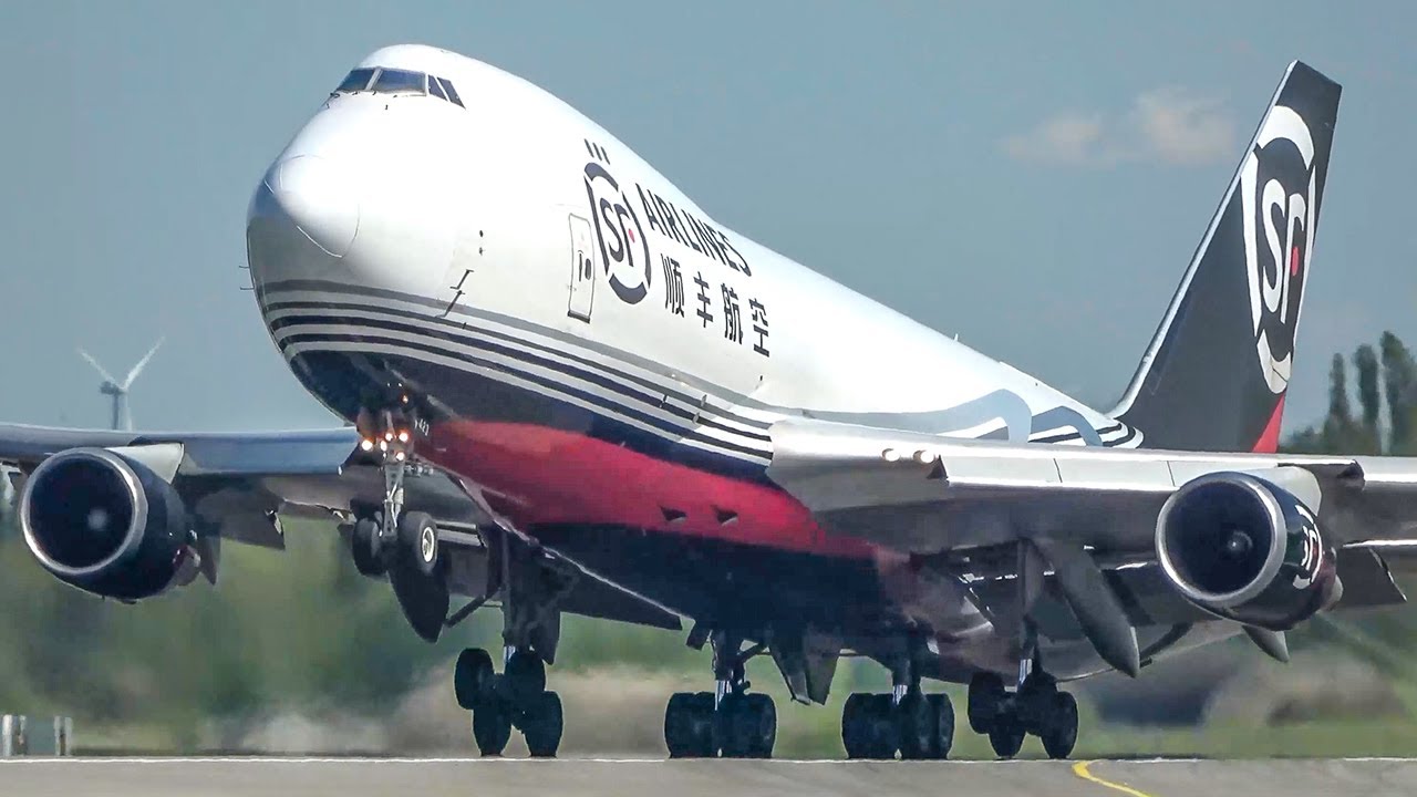 60 MINUTES PURE AVIATION - Aeroplane Landings & Departures -Boeing 747, B767, A380, B707 (4K)