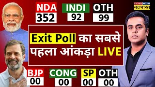Exit Poll 2024 Live । सबसे पहला आंकड़ा Sushant Sinha के साथ !Lok Sabha Election 2024 ।Latest Updates