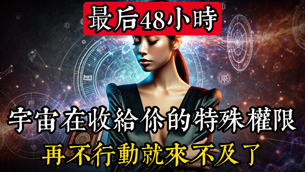 最後48小時：宇宙正在收回給你的特殊權限，再不行動就來不及了|玄學|靈性|神秘學|宇宙能量|修行