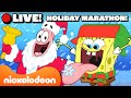 🎅 LIVE: SpongeBob&#39;s Holiday Marathon! 🎄 24/7 Festive Livestream! | Nicktoons