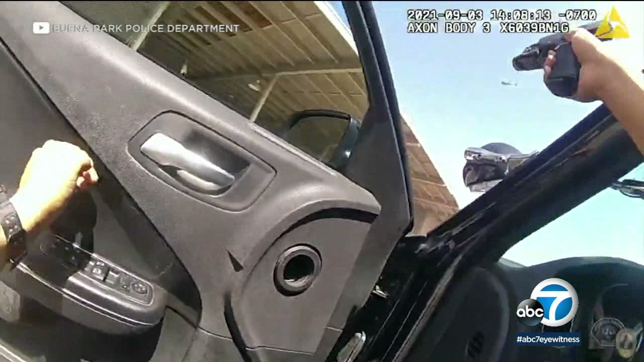 OC chase ends in shootout between police and gunman who shot at school bus | ABC7