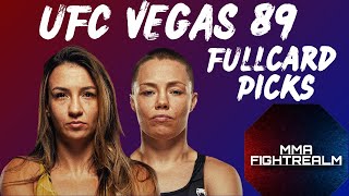 UFC Vegas 89: Rose Namajunas VS Amanda Ribas Picks and Predictions