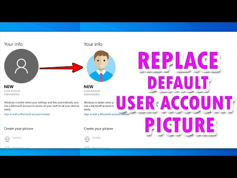 REPLACE WINDOWS 10 DEFAULT USER ACCOUNT PICTURE | WINDOWS 10 TIPS & TRICKS