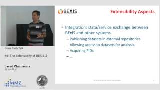Information BEXIS 2 Tech Talk #5: The Extensibility of BEXIS 2 Guide
