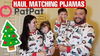 HAUL MATCHING CHRISTMAS PIJAMAS | PatPat