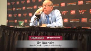 VT vs. Syracuse | Post-Game with Jim Boeheim