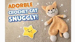 Crochet a Cosy Cat Snuggly 🐾 | Step-by-Step, Easy Amigurumi Tutorial