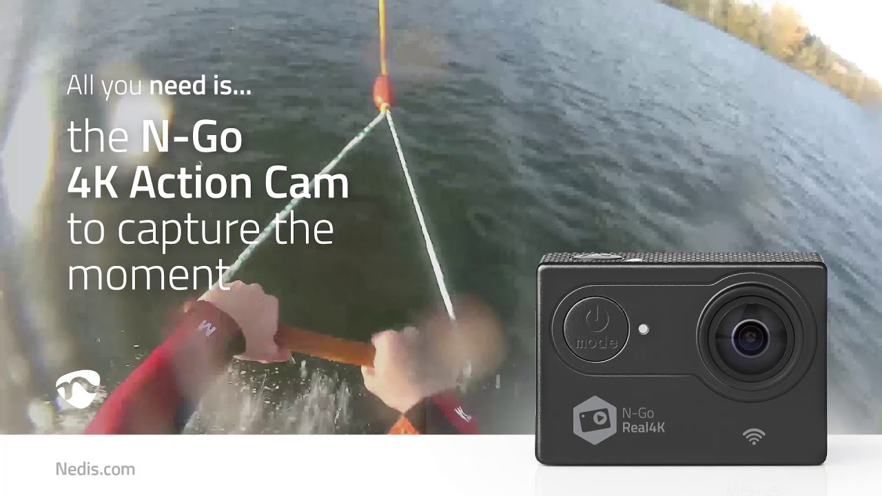 Nedis Action Cam | Real 4K Ultra HD 