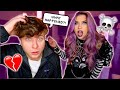 TRANSFORMING Into A GOTH To See How My BOYFRIEND REACTS *24 hour challenge*