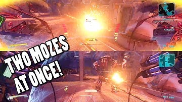 Borderlands 3 SPLIT SCREEN FREE ROAM - Two Moze Mechs At Once! PS4 Gameplay | #3