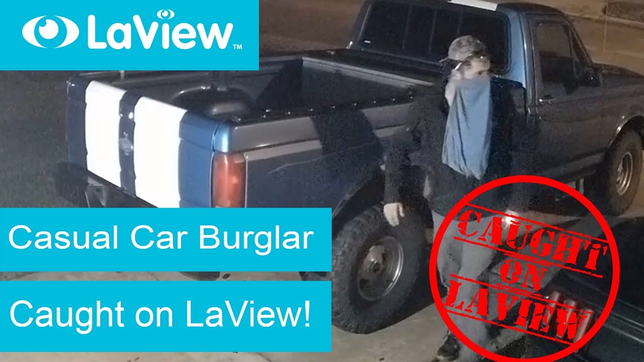 Casual Car Burglar | Caught on LaView - YouTube
