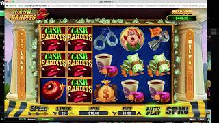 CASH BANDITS 2 at UPTOWN ACES walkthrough (online casino) || best online slots ||