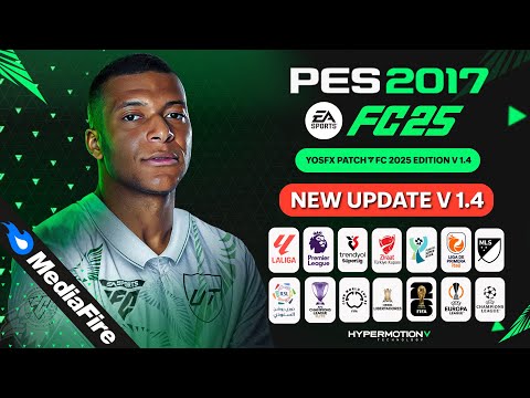 PES 2017 I New Update V1.4 For YosfX Patch - FC 2025 Edition - (Download & Install)