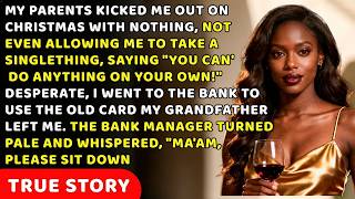 After my parents kicked me out, I used my grandfather’s old card. The bank manager froze when seeing