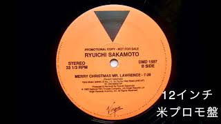 坂本龍一】メリークリスマス ミスターローレンス 12インチ 米プロモ盤