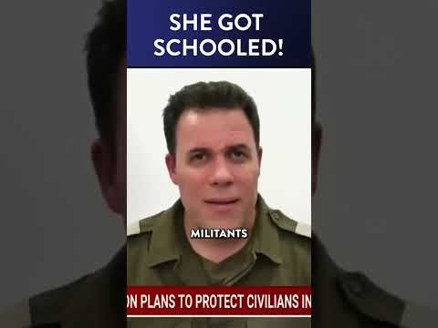 Host Goes Silent as Her Gotcha Question for IDF Officer Backfires